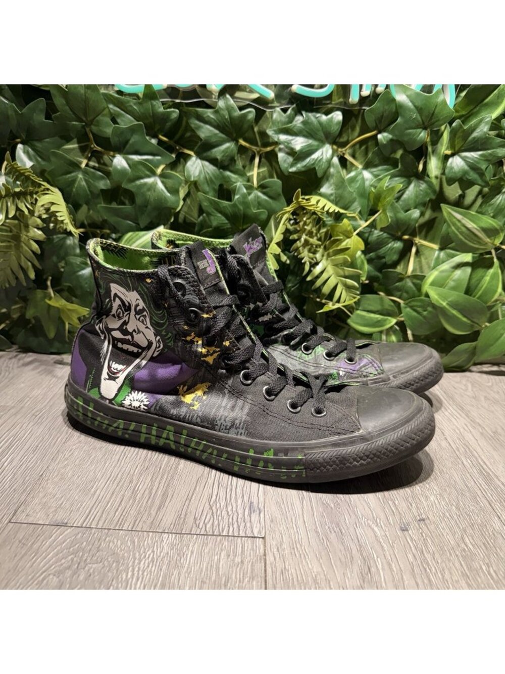 Converse Chuck Taylor All Star High Top - DC Comics Joker Men's sz 9 150864C